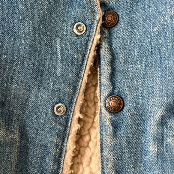 Vintage Levi Sherpa vest - Picture 5 of 6